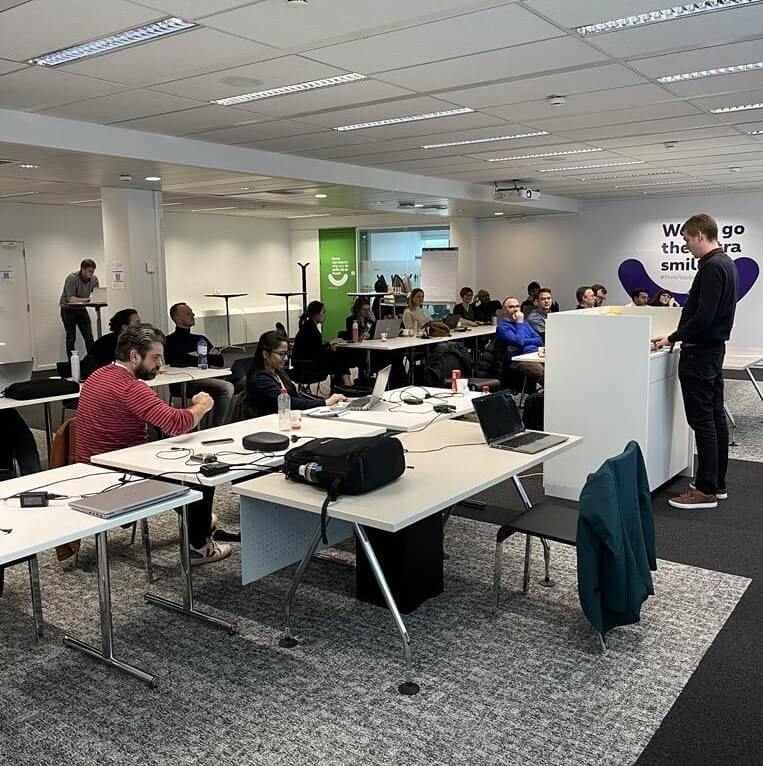 Picture of a training related to journey management, 